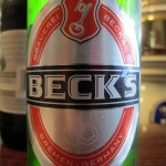 "Beck's", trying hard to look German