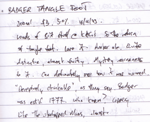 Badger 'Tangle Foot'