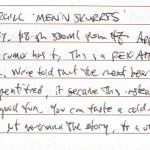 Diary II entry #126, Invercargill 'Men'n Skurrts'