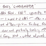 Diary II entry #219.1, Yeastie Boys 'Gunnamatta'