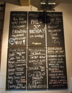 Malthouse blackboards (1 September 2009)
