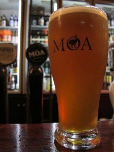 Moa Pale Ale, reformulated and on tap
