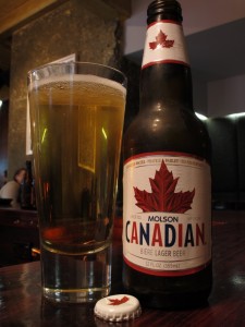 Molson 'Canadian', on Canada Day (Malthouse, 1 July 2011)