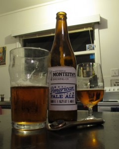 Monteith's "American Pale Ale" (My house, 18 March 2014)