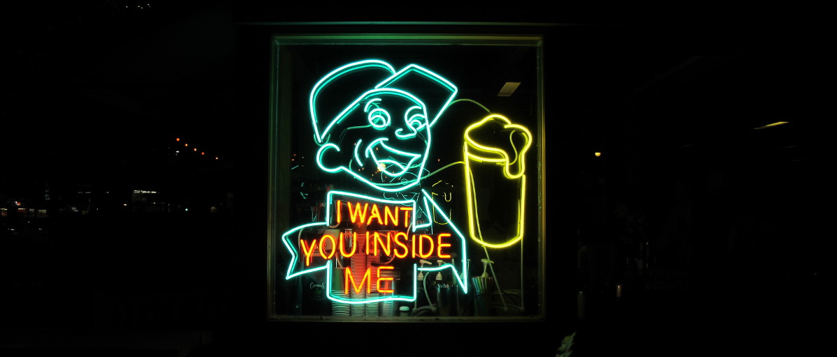 'I Want You Inside Me' (outside Trunk bar, Melbourne, 24 My 2014)