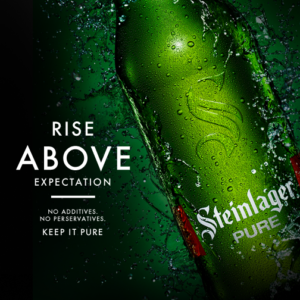 Steinlager Pure ad (copyright presumably lies with Lion / Kirin)