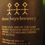 Three Boys Golden Ale, serving suggestions