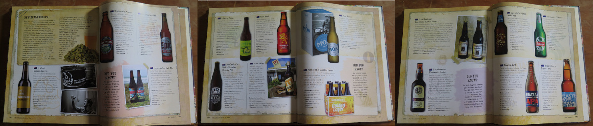 New Zealand beer spread from The Ultimate Book of Beers (2014) — here under fair use for criticism / comment