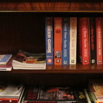Vicki Treadell's bookcase (Homewood, 5 June 2014)